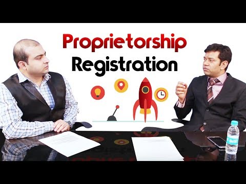 Sole Proprietorship Registration Online In India
