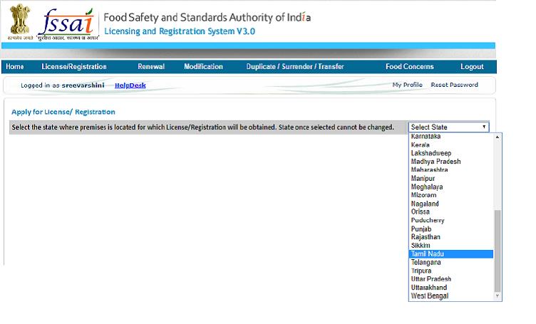 FSSAI Licence for Ecommerce