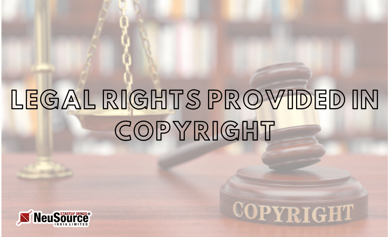 Legal rights provided in Copyright