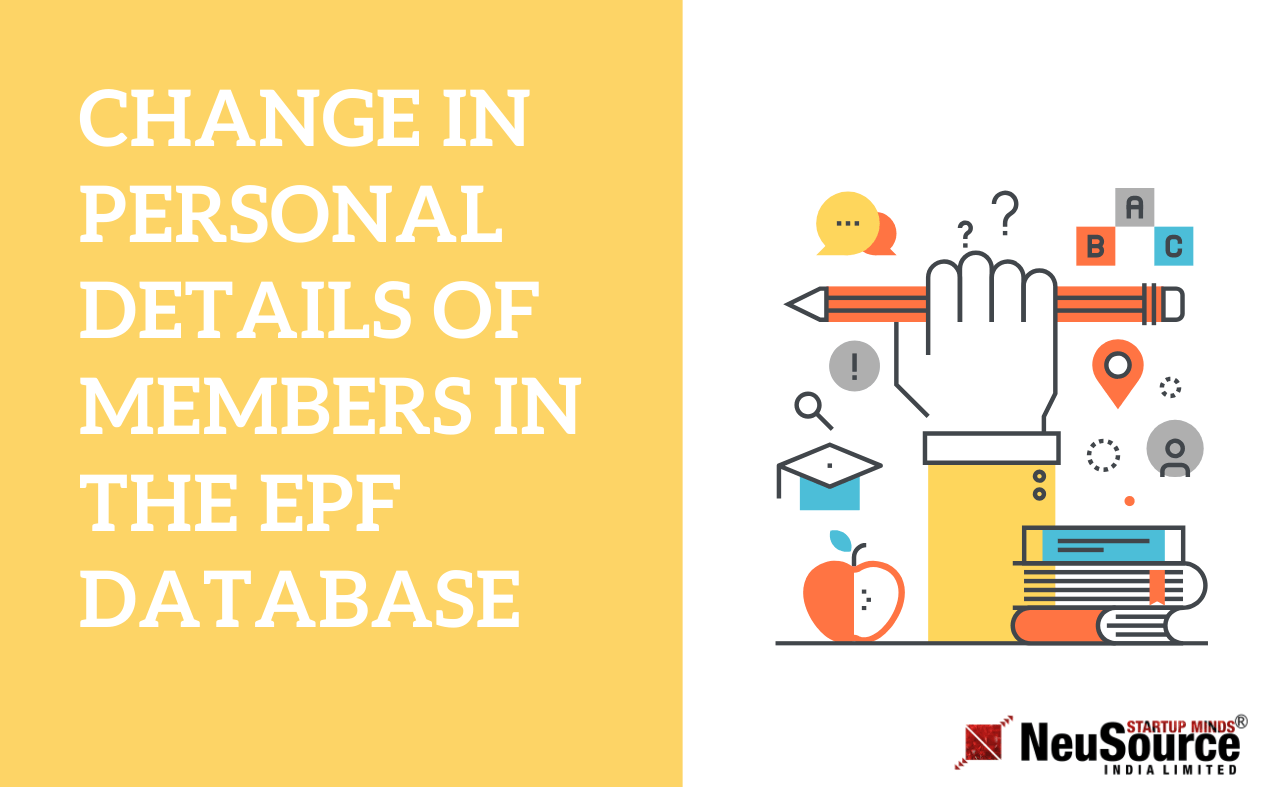 Change in Personal Details of members in EPF