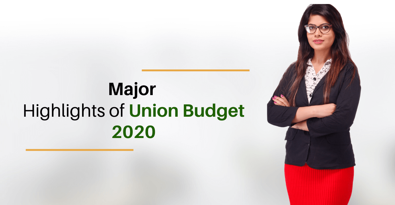 Income tax Highlights of Union Budget 2020